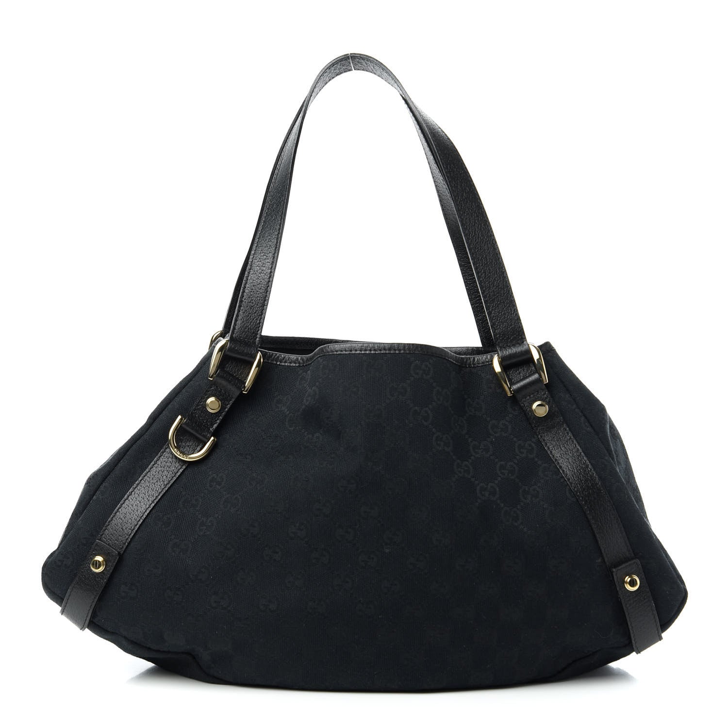 Gucci Monogram Medium Abbey Shoulder Bag Black 1 of 12