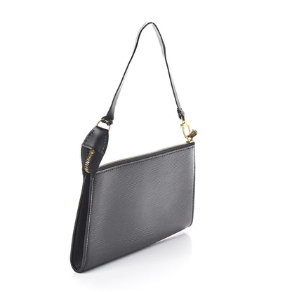 Louis Vuitton Epi Pochette Accessories 24 Black 3 of 10