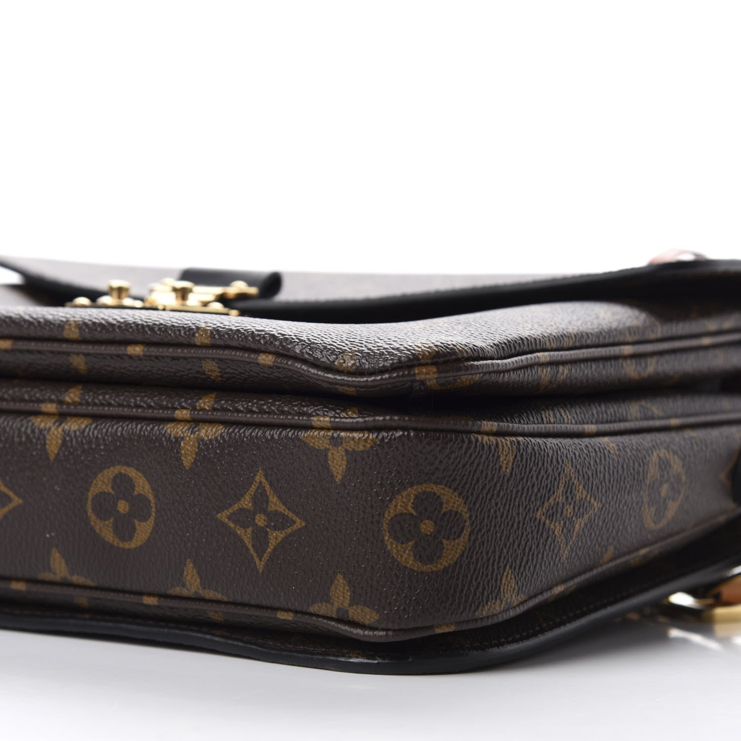 Louis Vuitton Monogram Braided Pochette Metis Safran 7 of 9