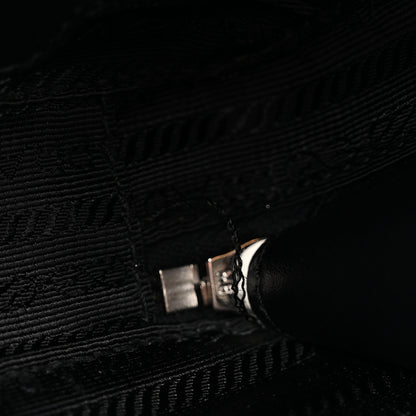 Prada Saffiano Travel Small Brique Crossbody Bag Black 10 of 10