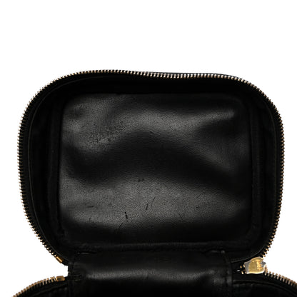 Chanel Caviar Vanity Cosmetic Case Black 8 of 10