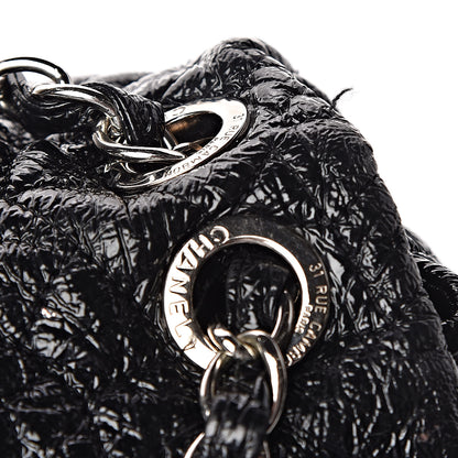 Chanel Vinyl Graphic Edge Flap Black 14 of 15