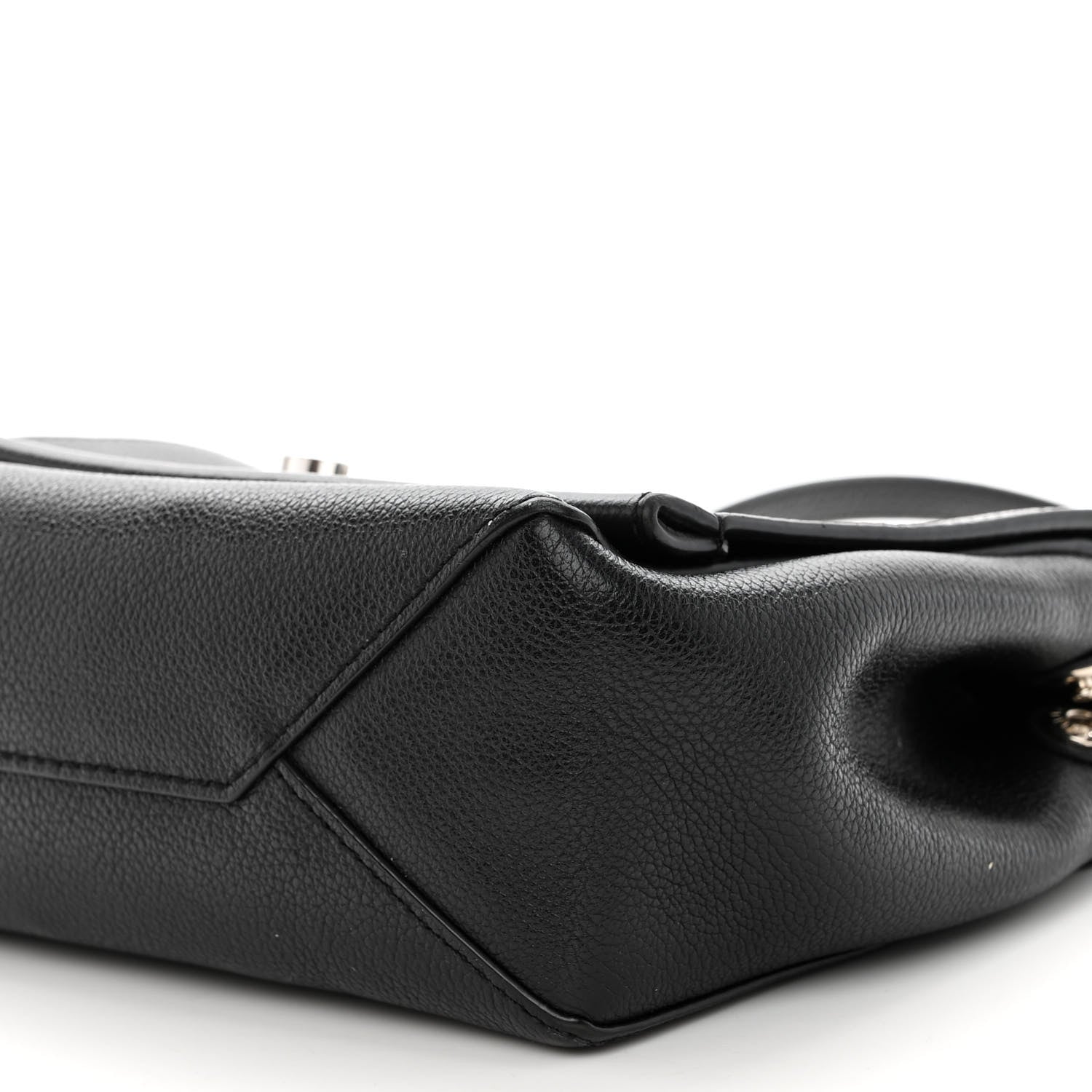 Louis Vuitton Calfskin Lockme II Chain Bag BB Black 9 of 10
