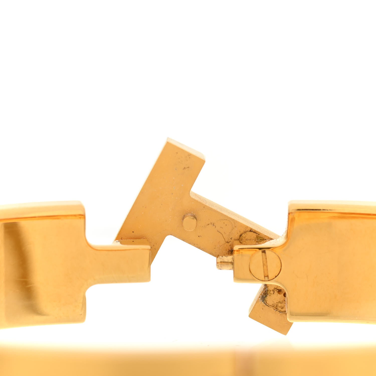 Hermes Matte Enamel Narrow Clic Clac HH Bracelet GM Black 5 of 6