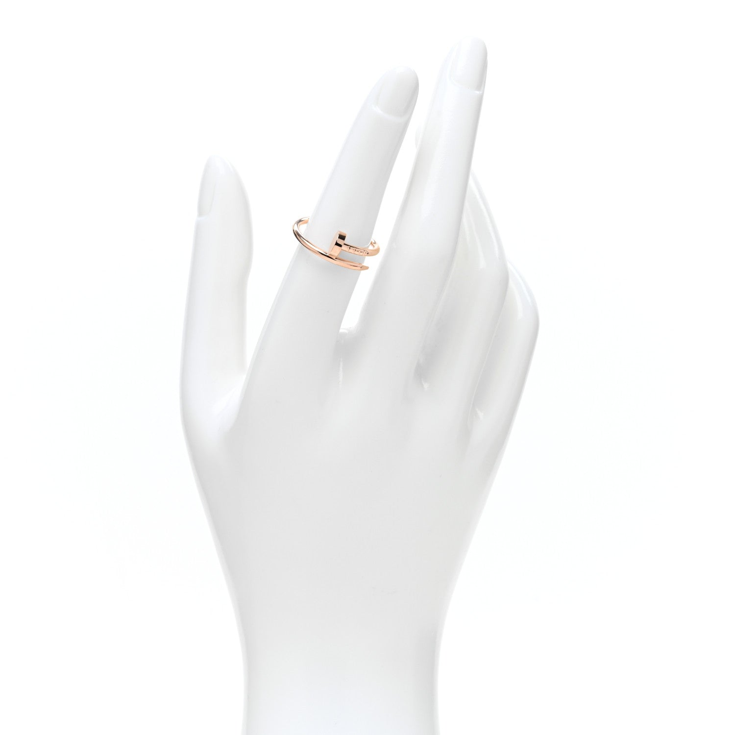 Cartier 18K Pink Gold Small Juste Un Clou Ring 52 6 2 of 5
