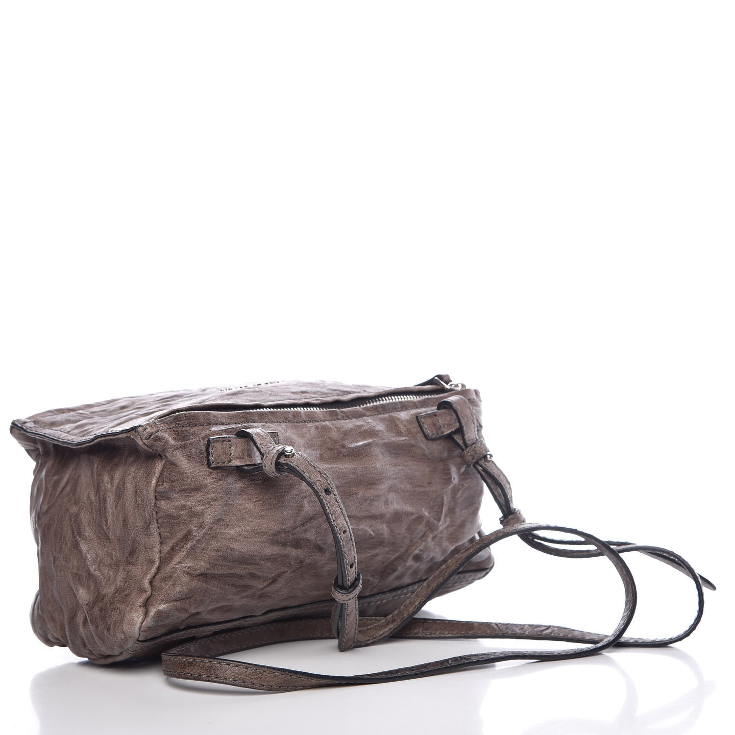 Givenchy Tumbled Sheepskin Mini Pandora Charcoal 3 of 13