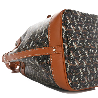 Goyard Goyardine Petit Flot Bucket Bag PM Black Gold 8 of 9