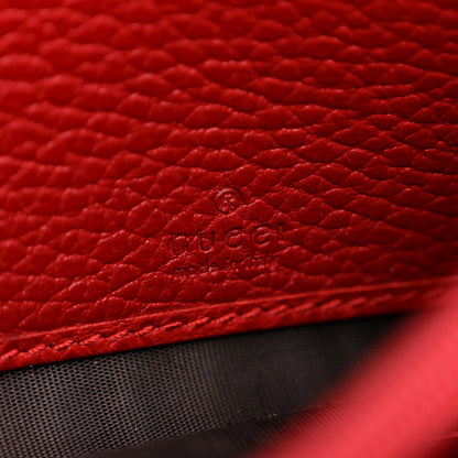Gucci Dollar Calfskin GG Marmont Continental Wallet Hibiscus Red 6 of 8