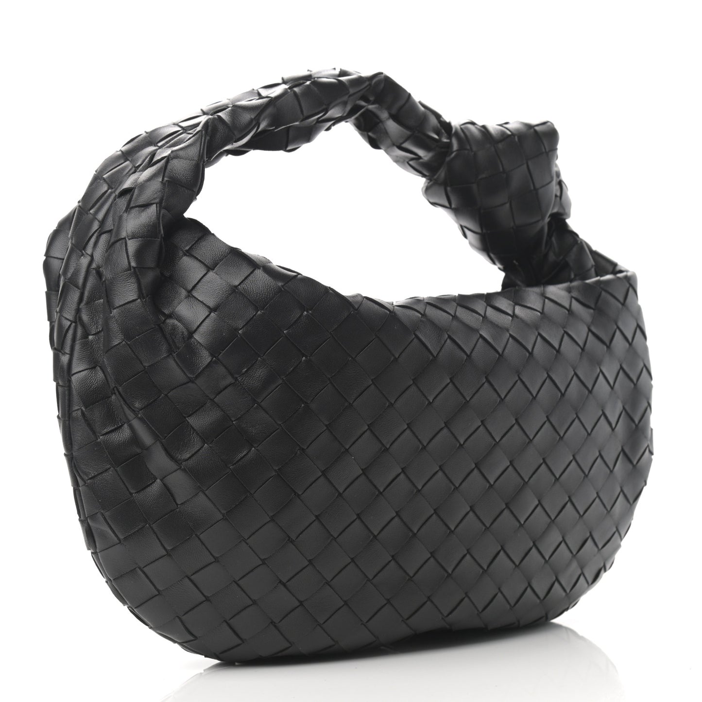 Nappa Intrecciato Teen Jodie Hobo Black