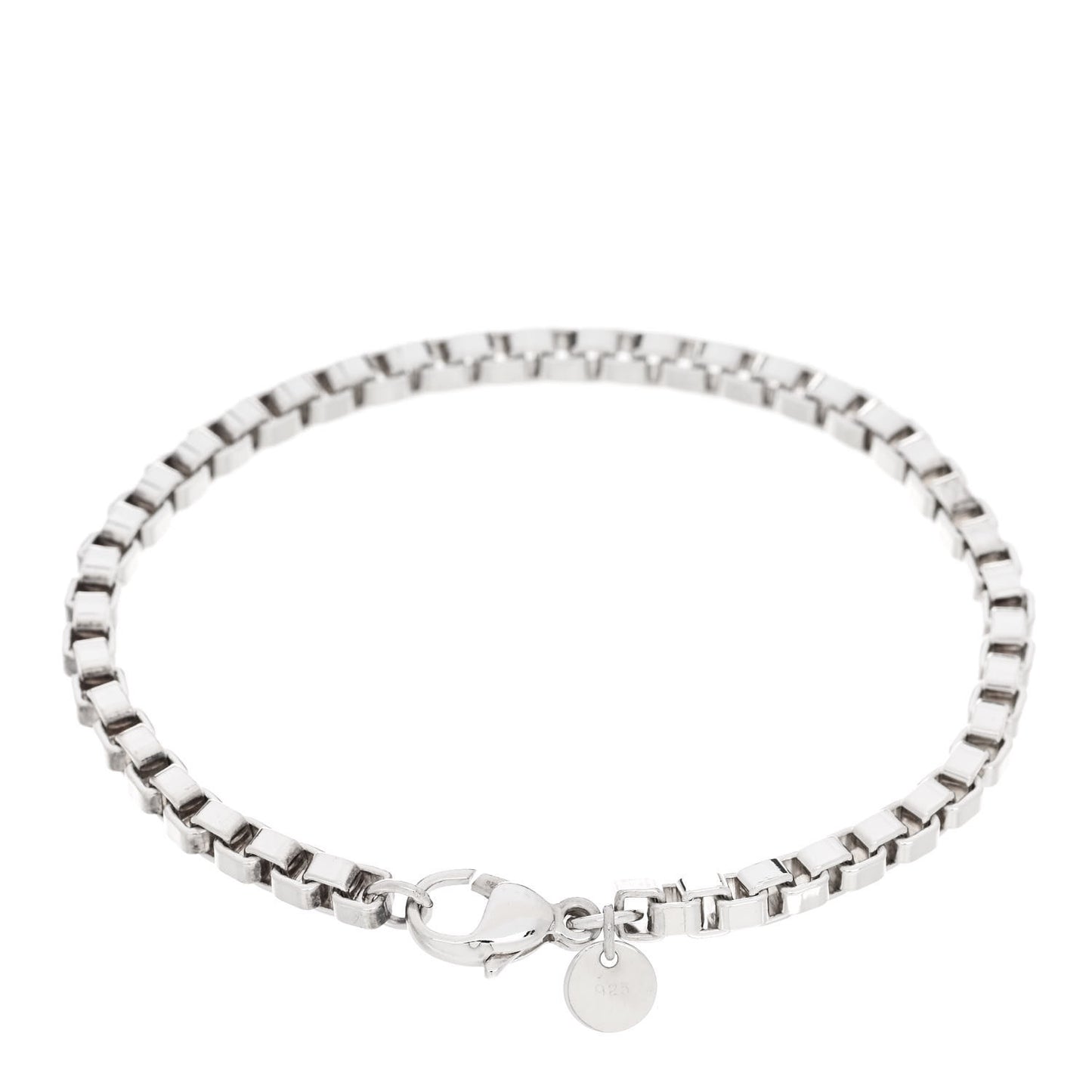 Sterling Silver 4mm Venetian Link Bracelet