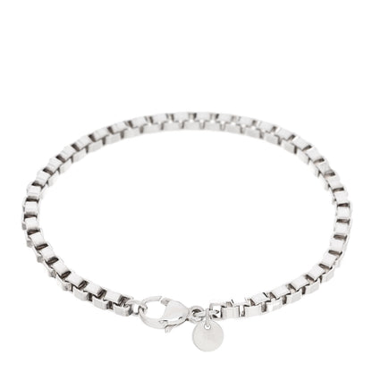 Tiffany Sterling Silver 4mm Venetian Link Bracelet 2 of 4