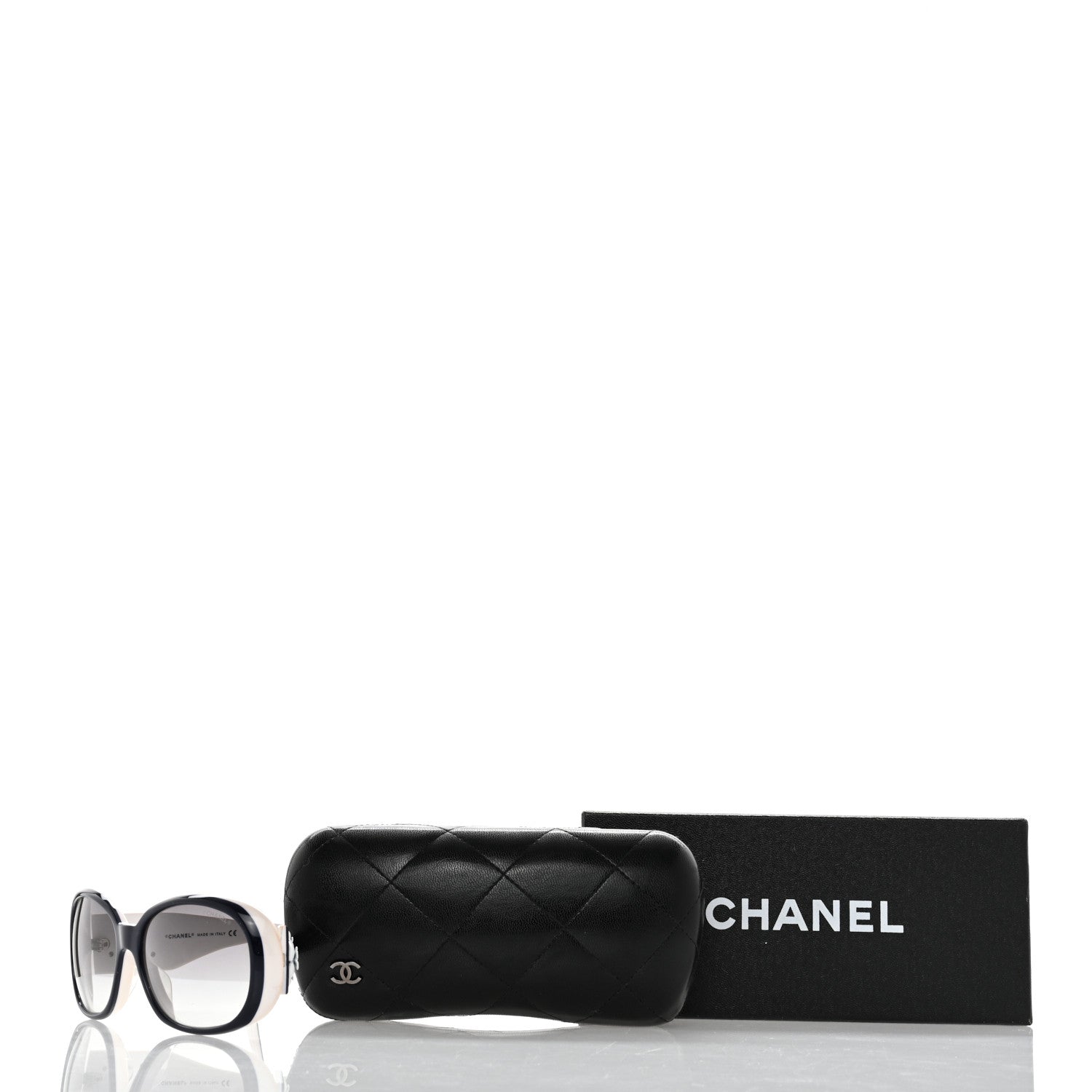 Chanel Camellia CC Sunglasses 5113 Blue White 9 of 9