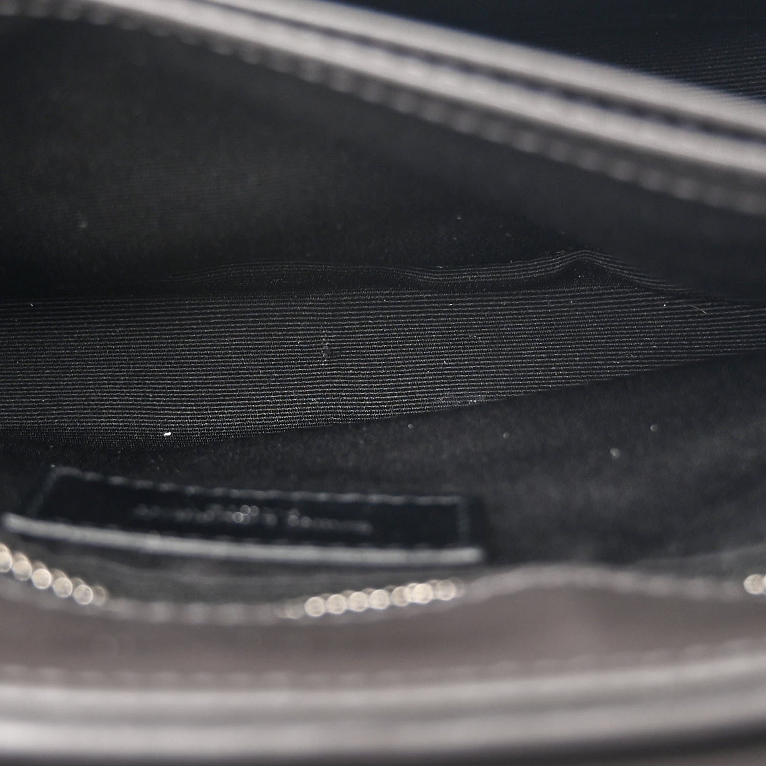 Saint Laurent Calfskin Y Quilted Monogram Toy Loulou Crossbody Bag Storm 6 of 11