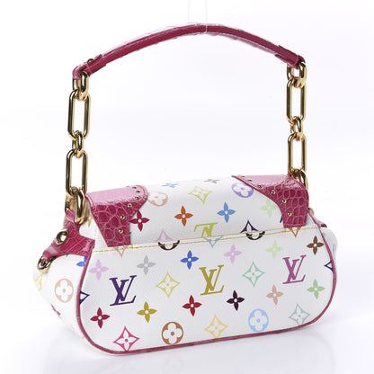 Louis Vuitton Alligator Monogram Multicolor Marilyn White 3 of 9