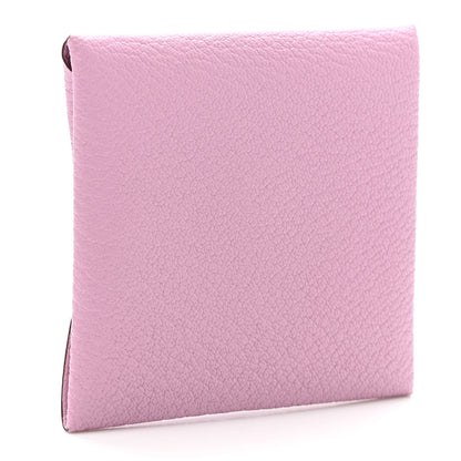 Hermes Chevre Mysore Bastia Coin Purse Mauve Sylvestre 3 of 7