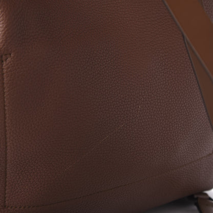 Gucci Pebbled Calfskin Drawstring Backpack Brown 10 of 10