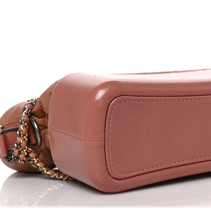 Chanel Aged Calfskin Quilted Medium Gabrielle Hobo Pink 7 of 8