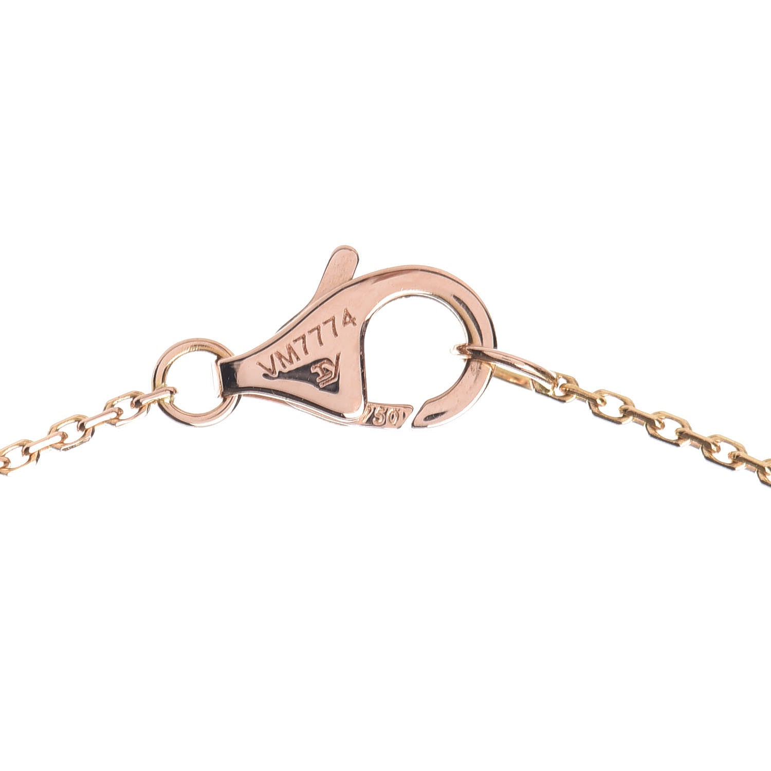 Cartier 18K Pink Gold Pink Sapphire Diamond Caresse D'Orchidees Par Cartier Necklace 5 of 6