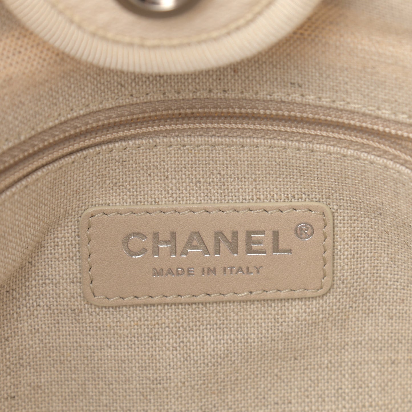 Mixed Fibers Small Deauville Tote White