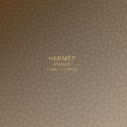 Hermes Taurillon Clemence Picotin Lock 18 PM Gris Perle 6 of 11