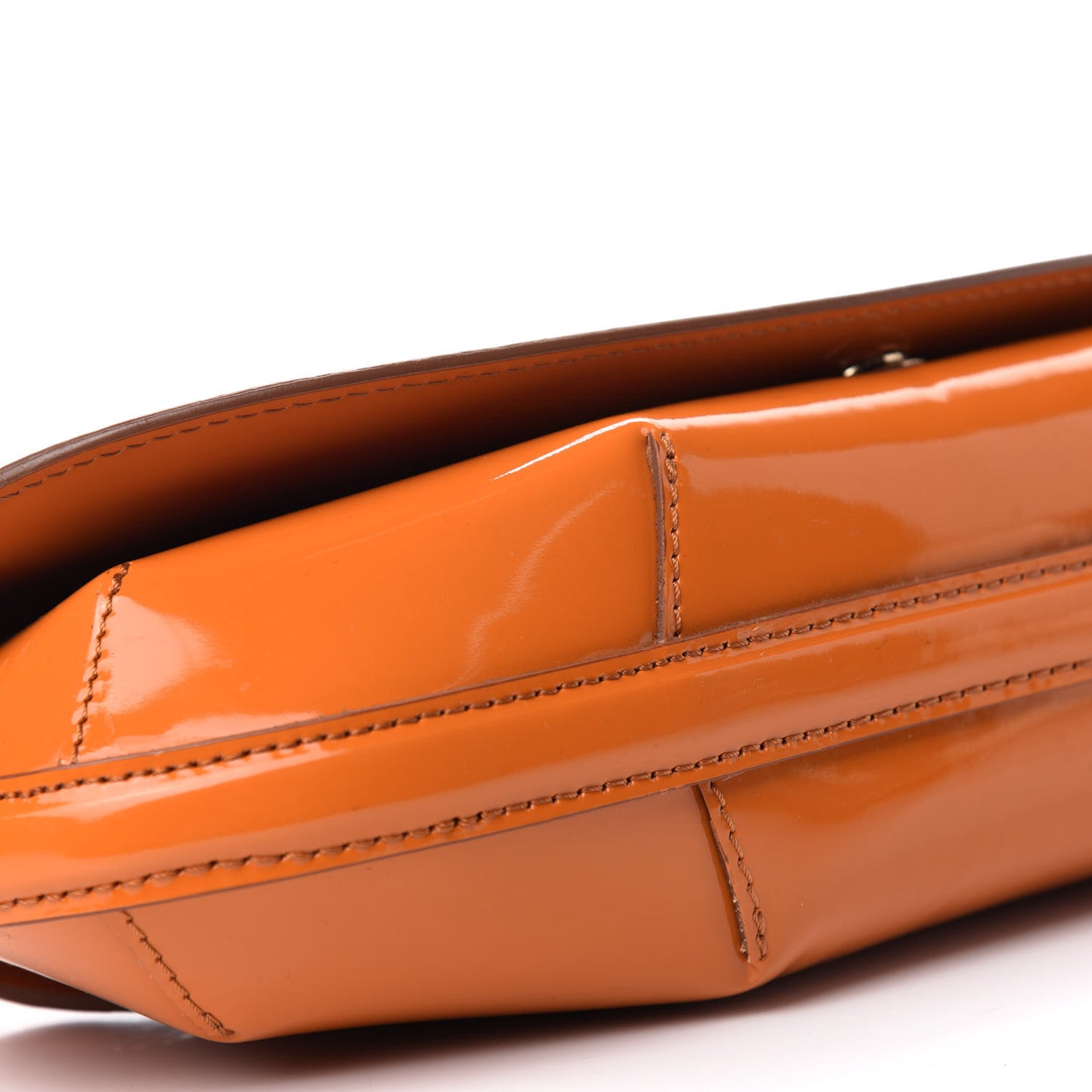 Prorsum Patent Small Lilford Shoulder Bag Orange