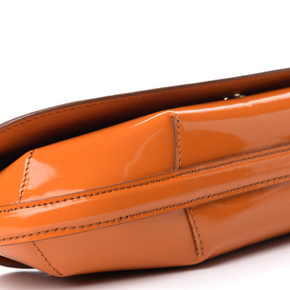 Burberry Prorsum Patent Small Lilford Shoulder Bag Orange 6 of 12