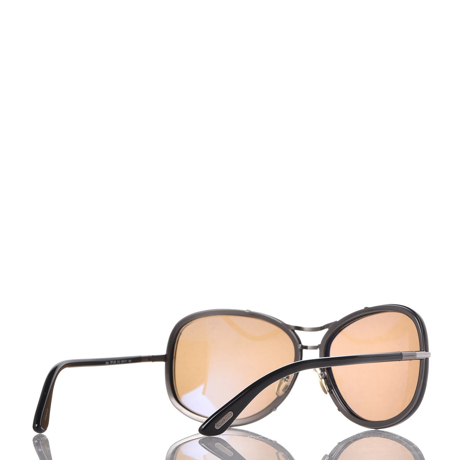Tom Ford Elle Aviator Sunglasses TF135 Black 4 of 7