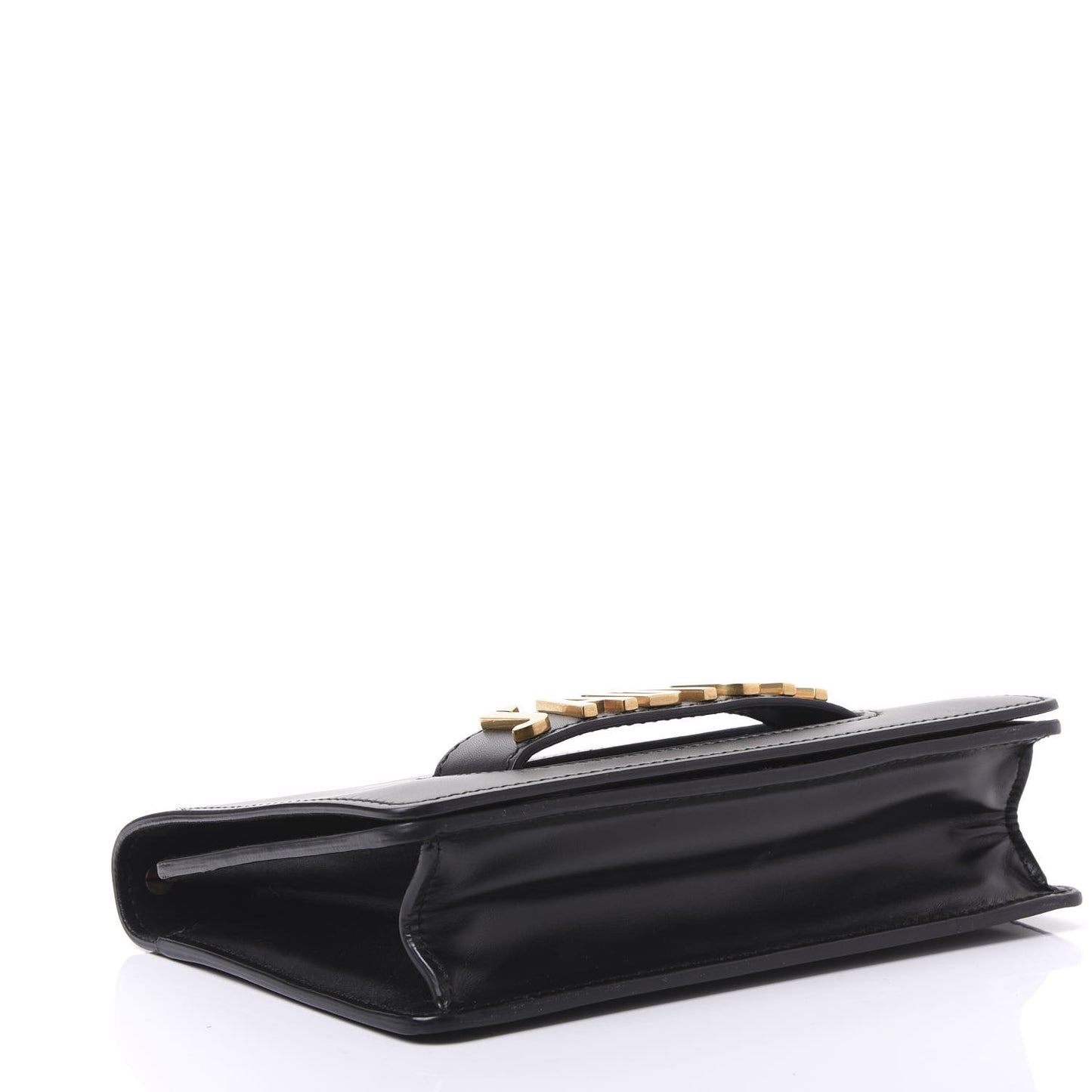Calfskin J'Adior Chain Flap Bag Black