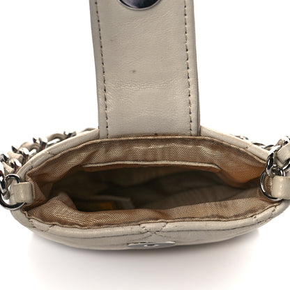 Chanel Lambskin Quilted Phone Case Grey 4 of 13