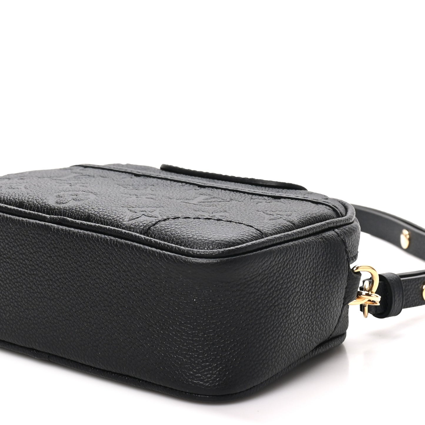 Empreinte Monogram Tiny Camera Bag Black
