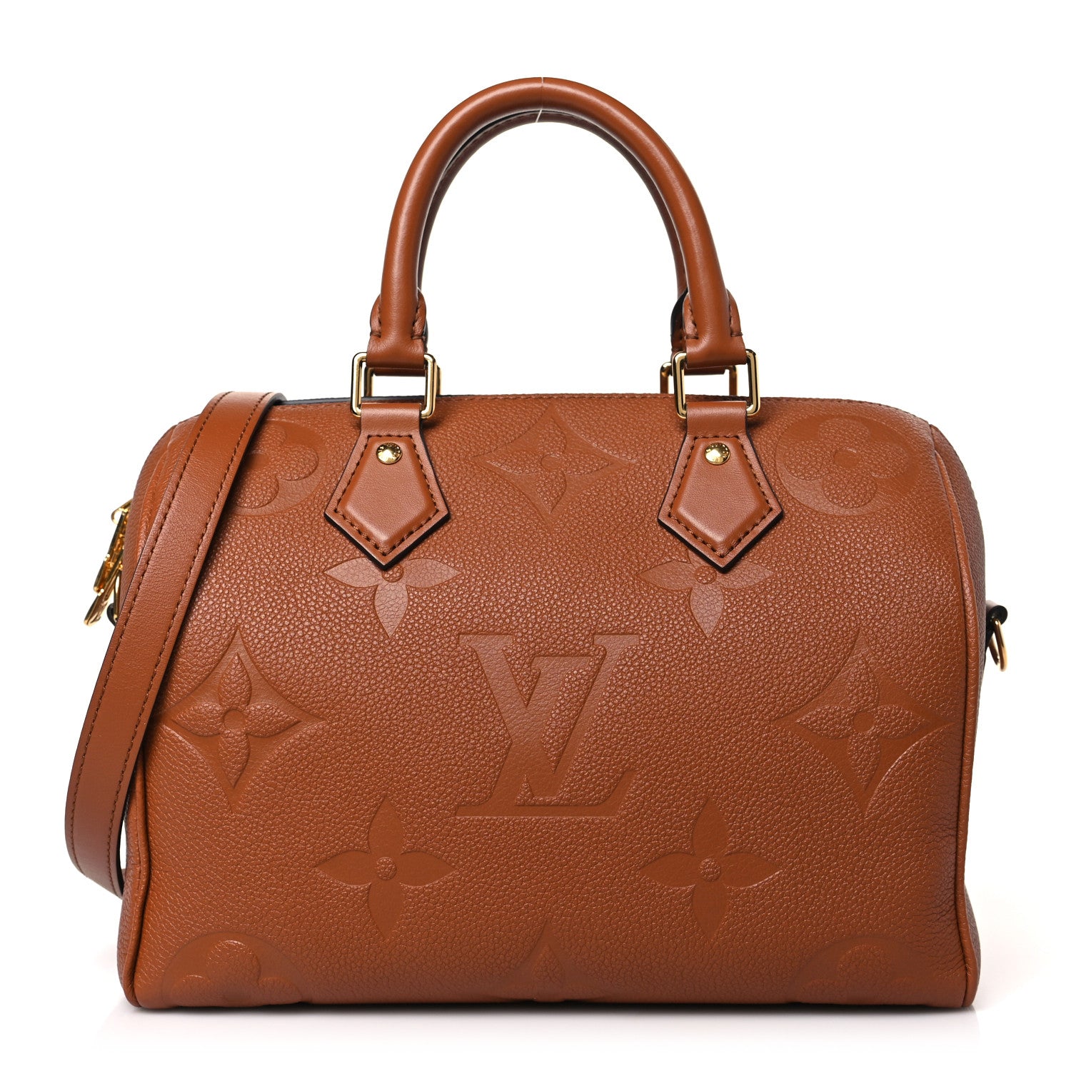 Louis Vuitton Empreinte Monogram Giant Speedy Bandouliere 25 Cognac 1 of 8