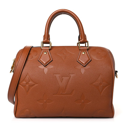 Louis Vuitton Empreinte Monogram Giant Speedy Bandouliere 25 Cognac 1 of 8