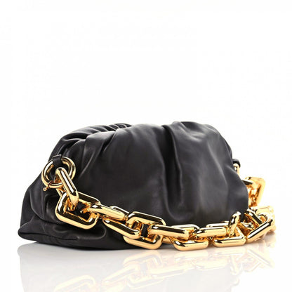 Bottega Veneta Calfskin The Pouch Chain Ebano 3 of 8