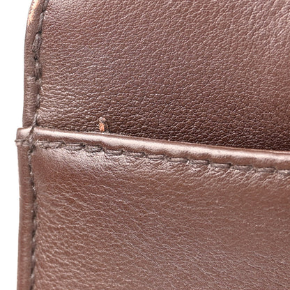 Chanel Lambskin CC Top Handle Bag Dark Brown 24 of 24