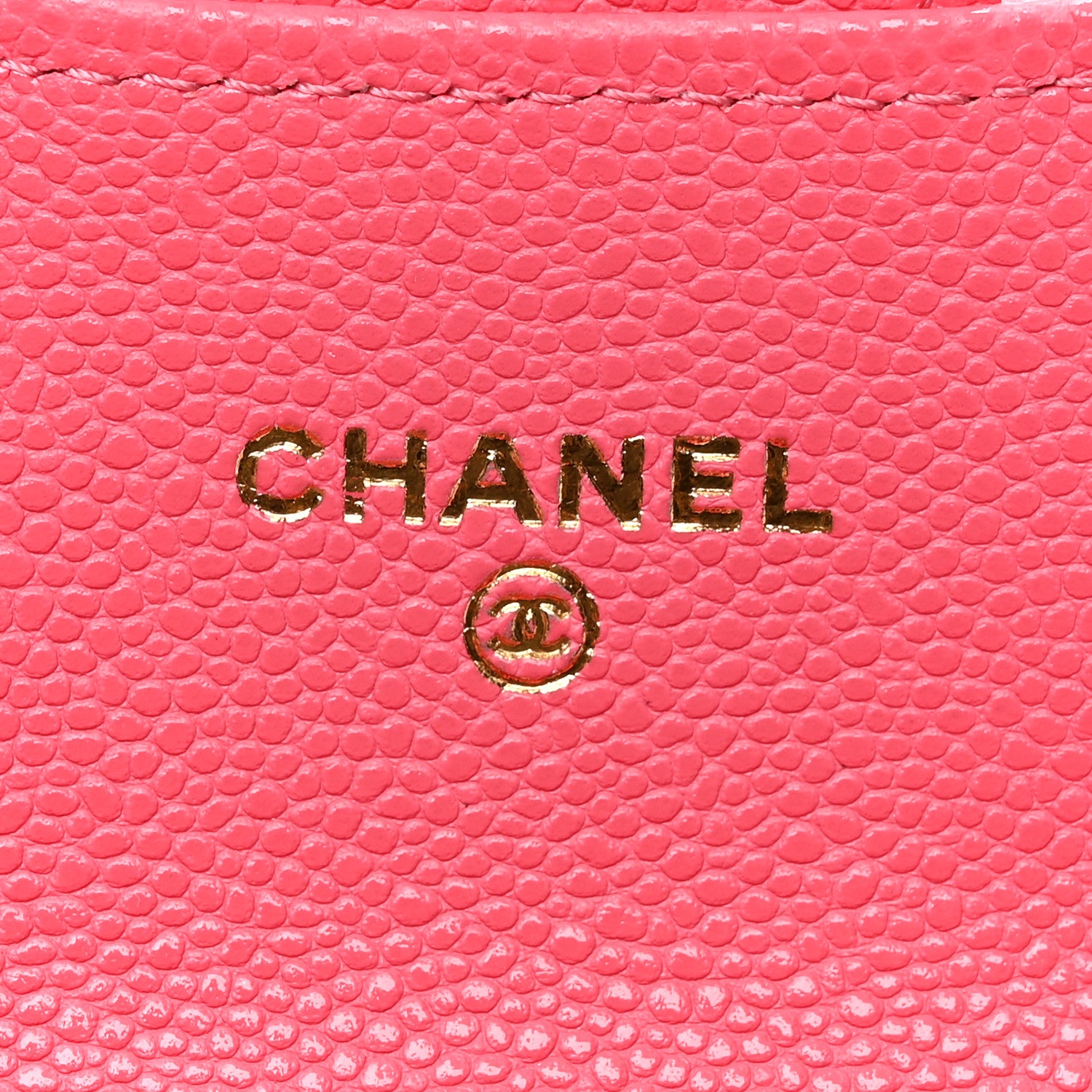 Chanel Caviar Quilted Flap Card Holder Wallet Pink 6 of 8