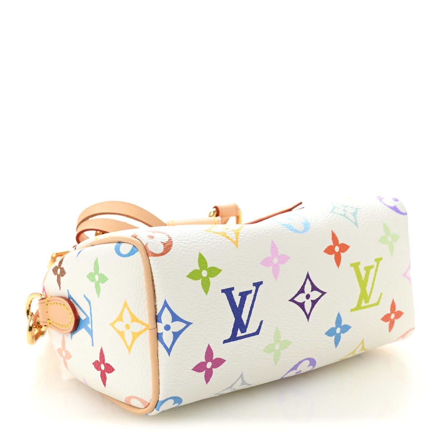 Louis Vuitton LV X TM Monogram Multicolor Nano Speedy White 4 of 9