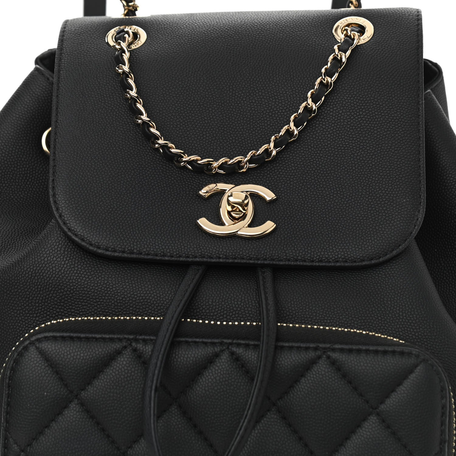 Chanel Caviar Quilted Business Affinity Backpack Black 8 of 14