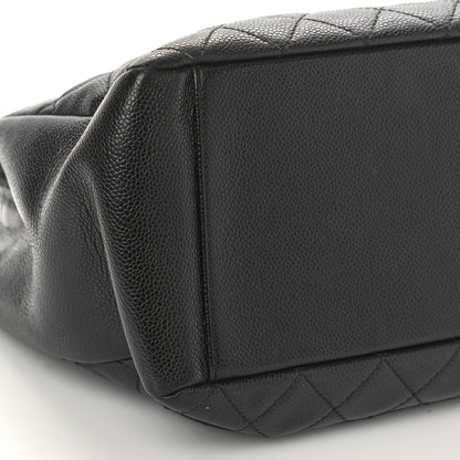 Chanel Caviar Quilted Grand Shopping Tote GST Black 8 of 9