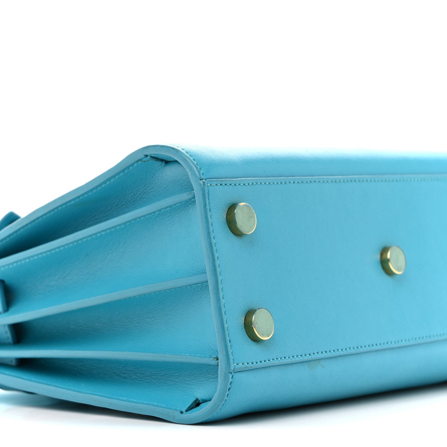 Calfskin Nano Sac De Jour Turquoise