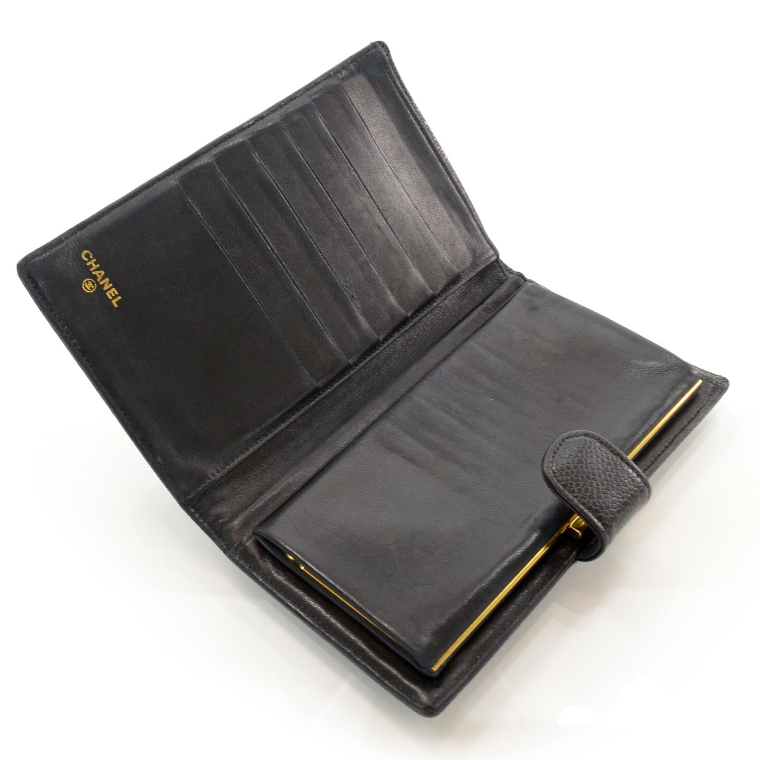 Chanel Caviar CC Wallet Black 5 of 10
