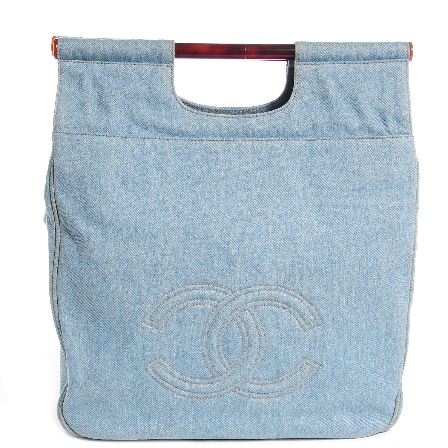 Chanel Denim Tortoise CC Bag 1 of 7