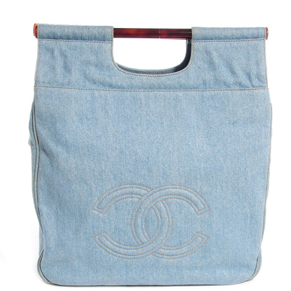 Chanel Denim Tortoise CC Bag 1 of 7