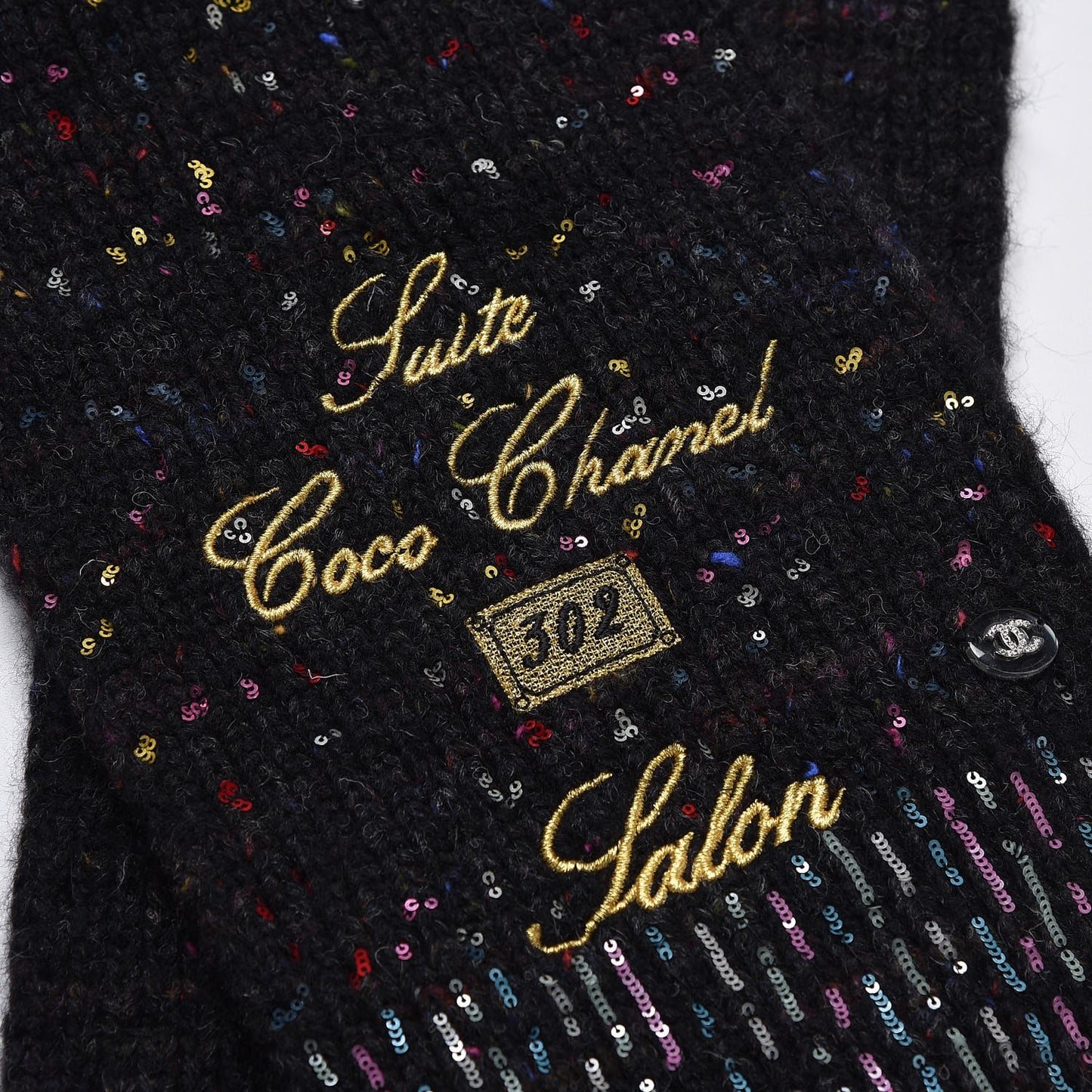Wool Alpaca CC Coco Scarf Charcoal Multicolor