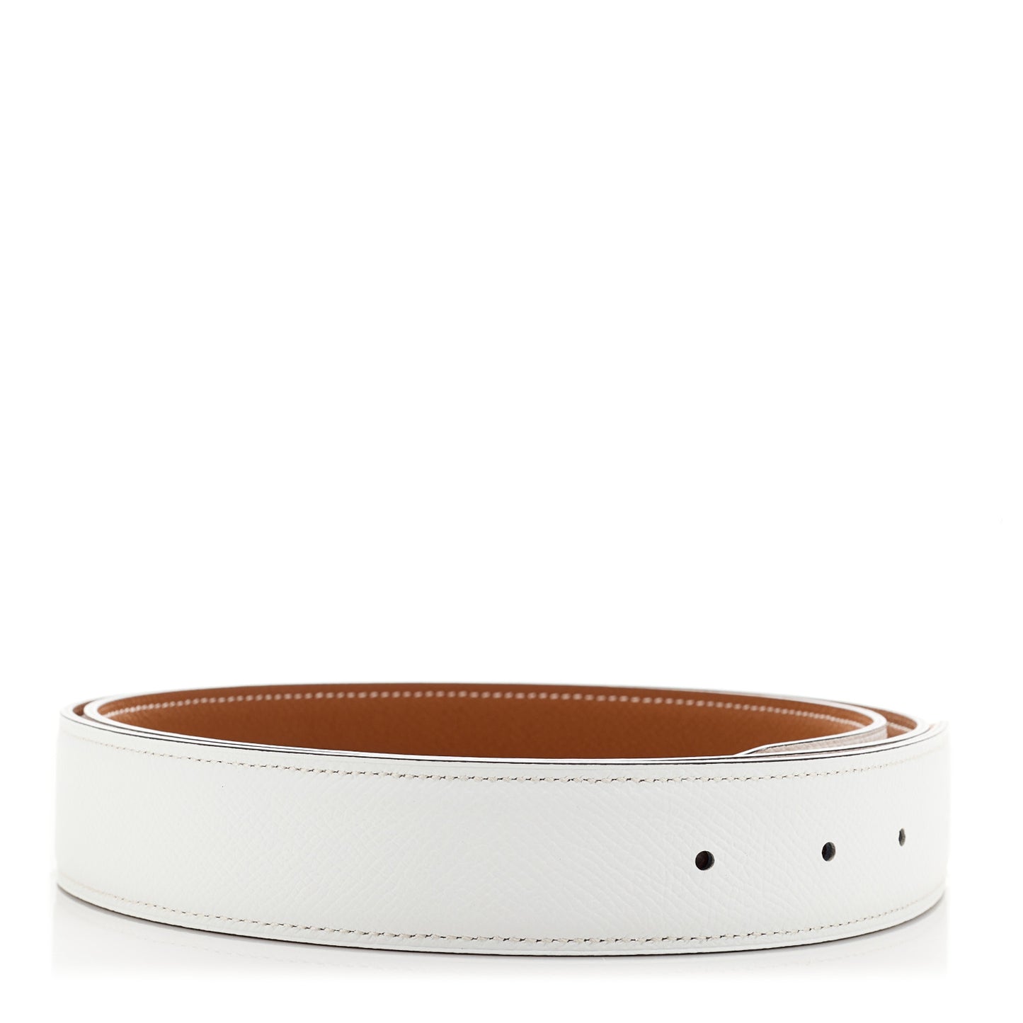 Swift Epsom 32mm Belt Strap 100 40 Gold White