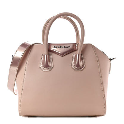 Givenchy Metallic Calfskin Mini Antigona Light Pink 1 of 9
