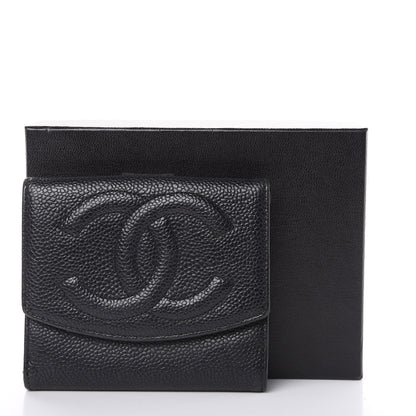 Chanel Caviar Timeless CC Compact Wallet Black 15 of 15