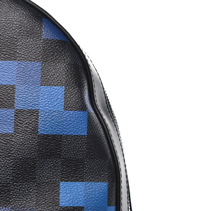 Louis Vuitton Damier Graphite Pixel Josh Backpack Blue 8 of 10