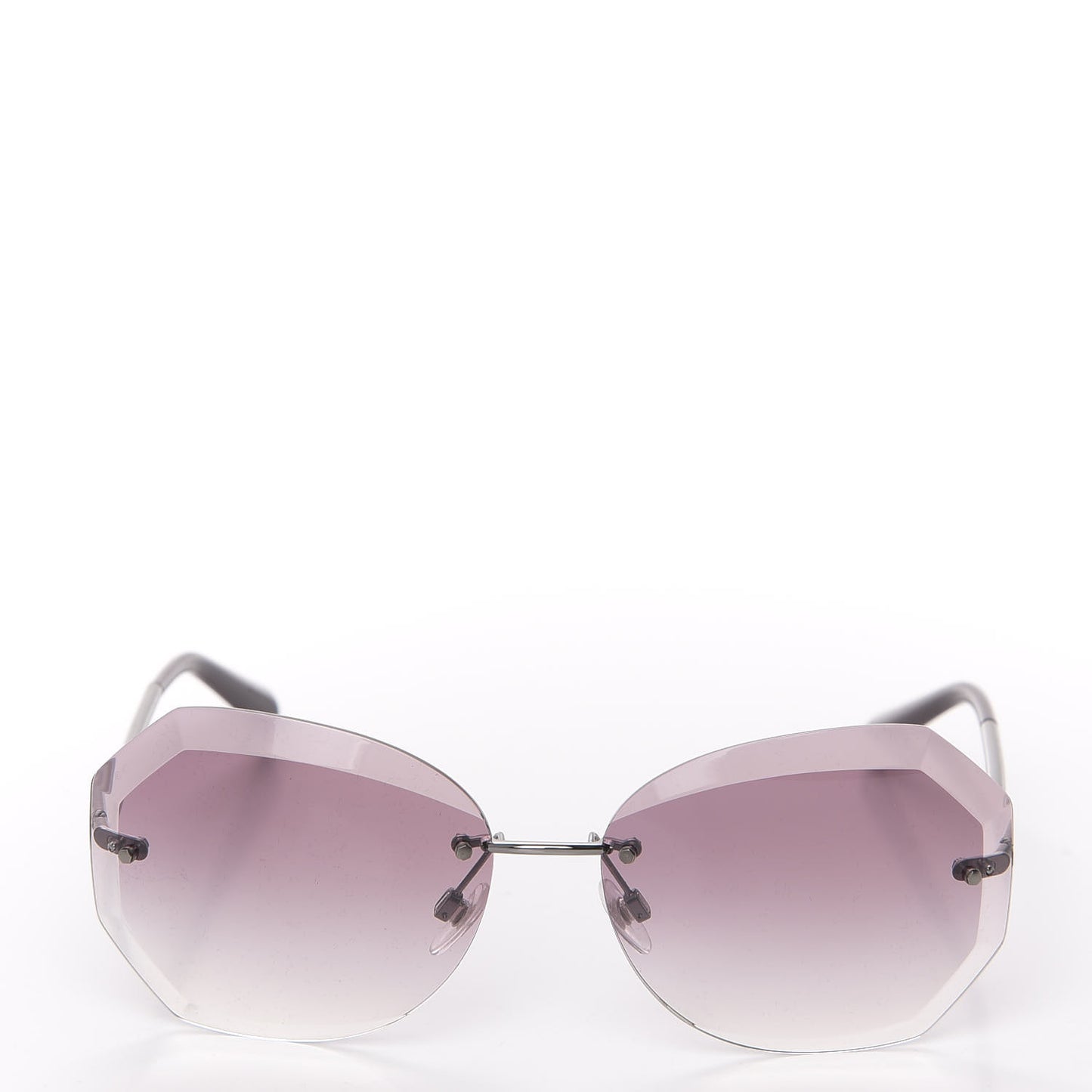 Metal Spring Round Sunglasses 4220 Pink