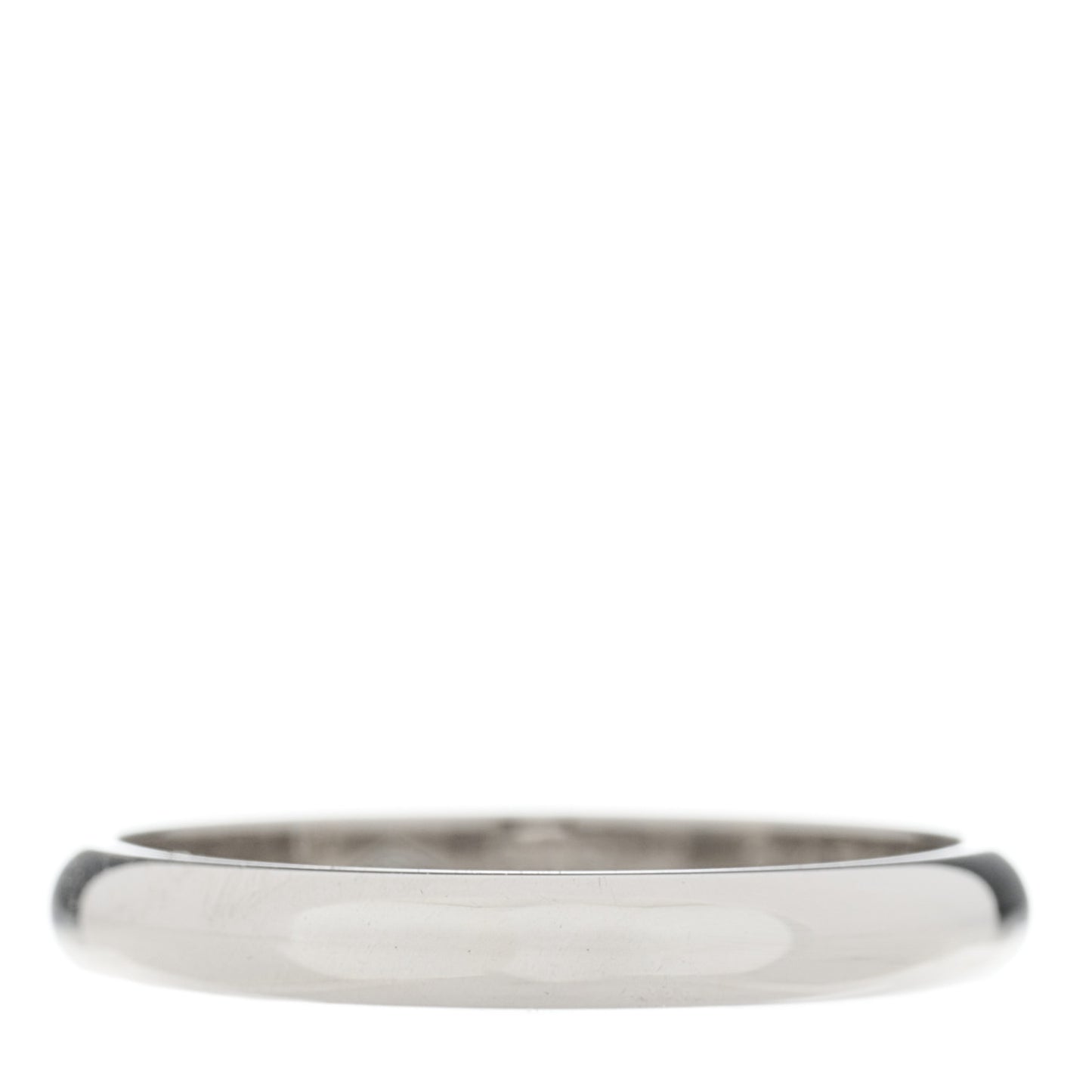 Platinum Diamond 2.6mm 1895 Wedding Band Ring 50 5.25