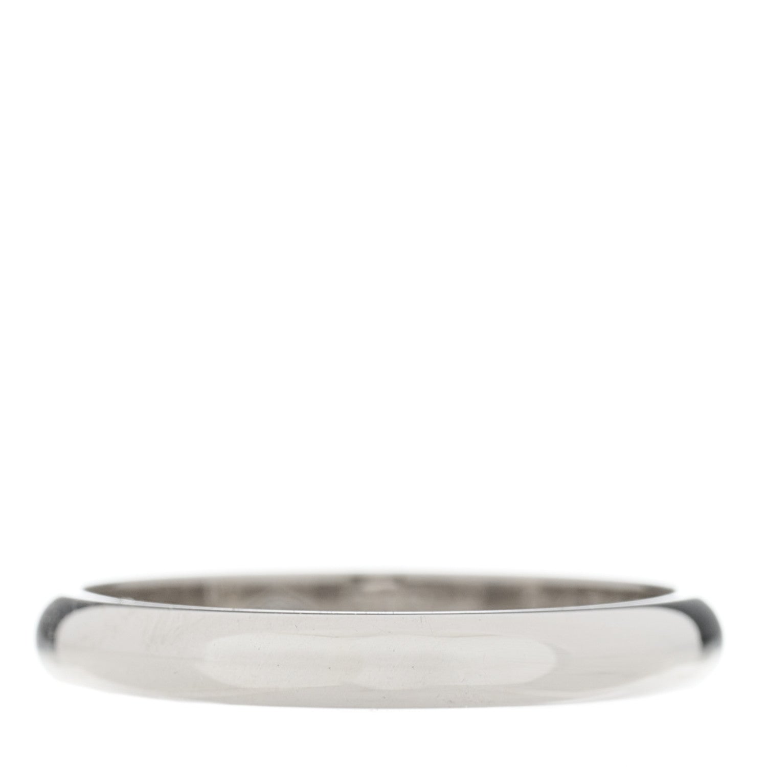 Cartier Platinum Diamond 2.6mm 1895 Wedding Band Ring 50 5.25 3 of 5